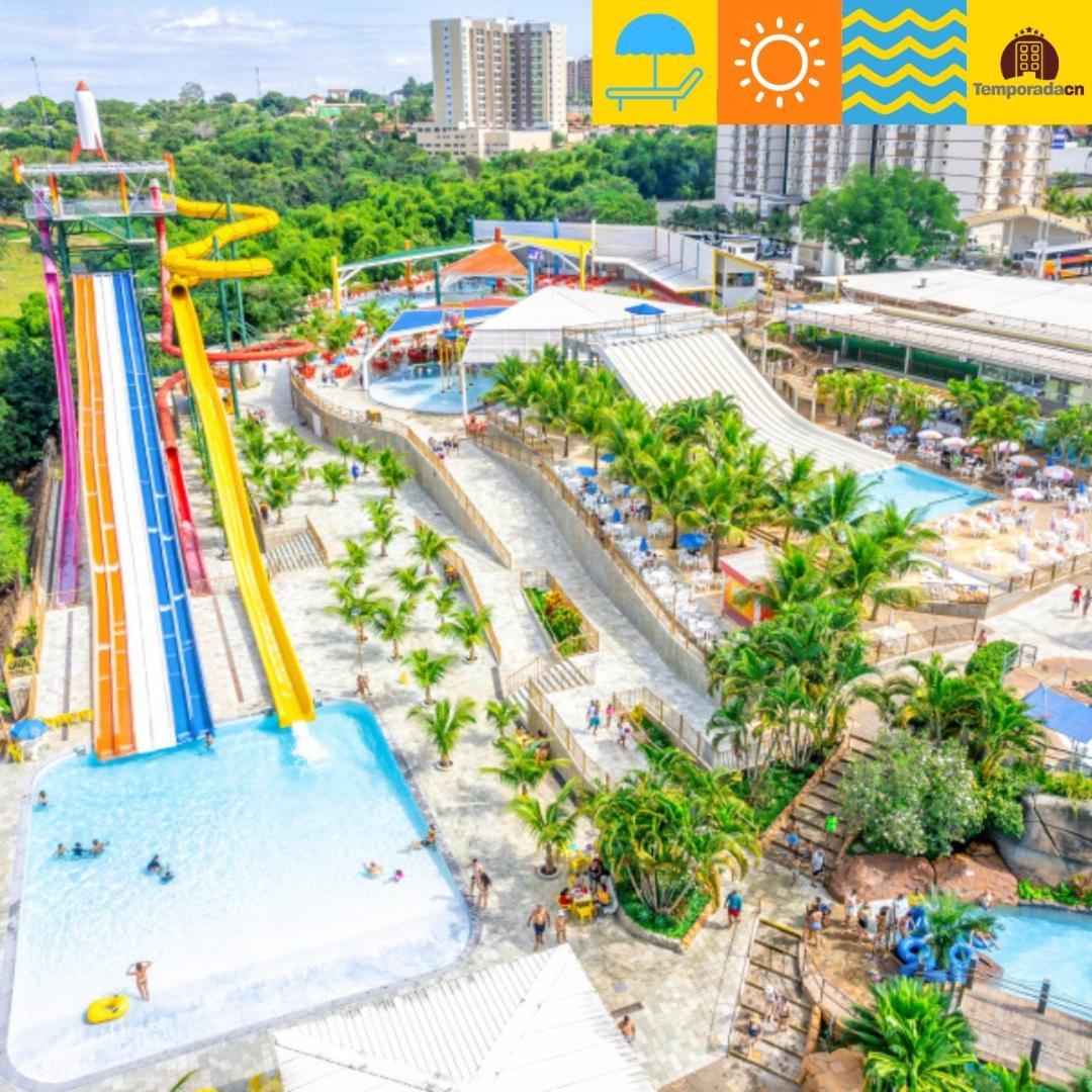 Piazza Com Acesso Ao Acqua Park - Gustavo Aparthotel Caldas Novas Exterior foto