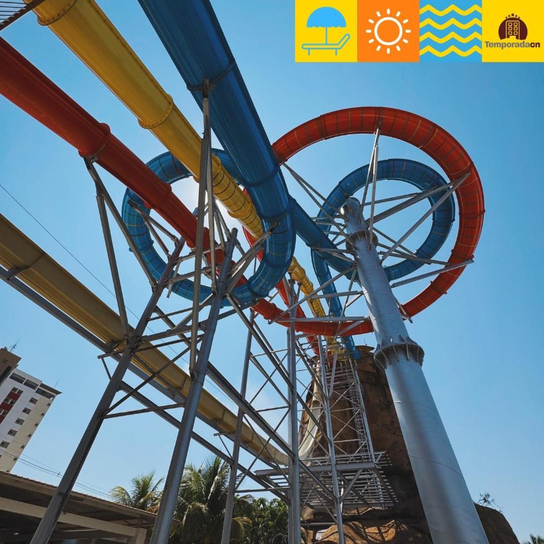 Piazza Com Acesso Ao Acqua Park - Gustavo Aparthotel Caldas Novas Exterior foto